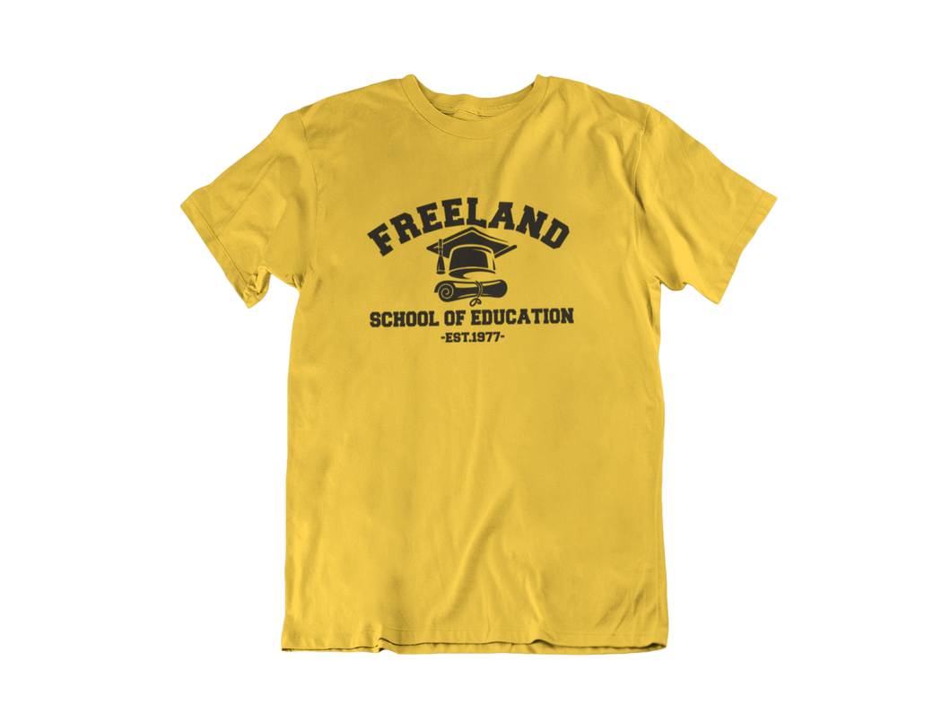 Black Lightning - Freeland School of Education - Unisex short sleeve T-Shirt