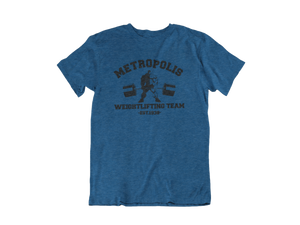 Superman - Metropolis Weightlifting Team - Unisex short sleeve T-Shirt