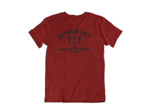 Harley Quinn - Gotham City School of Psychiatry - Unisex short sleeve T-Shirt