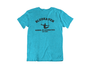 Nightwing - Bludhaven School of Acrobatics - Unisex short sleeve T-Shirt