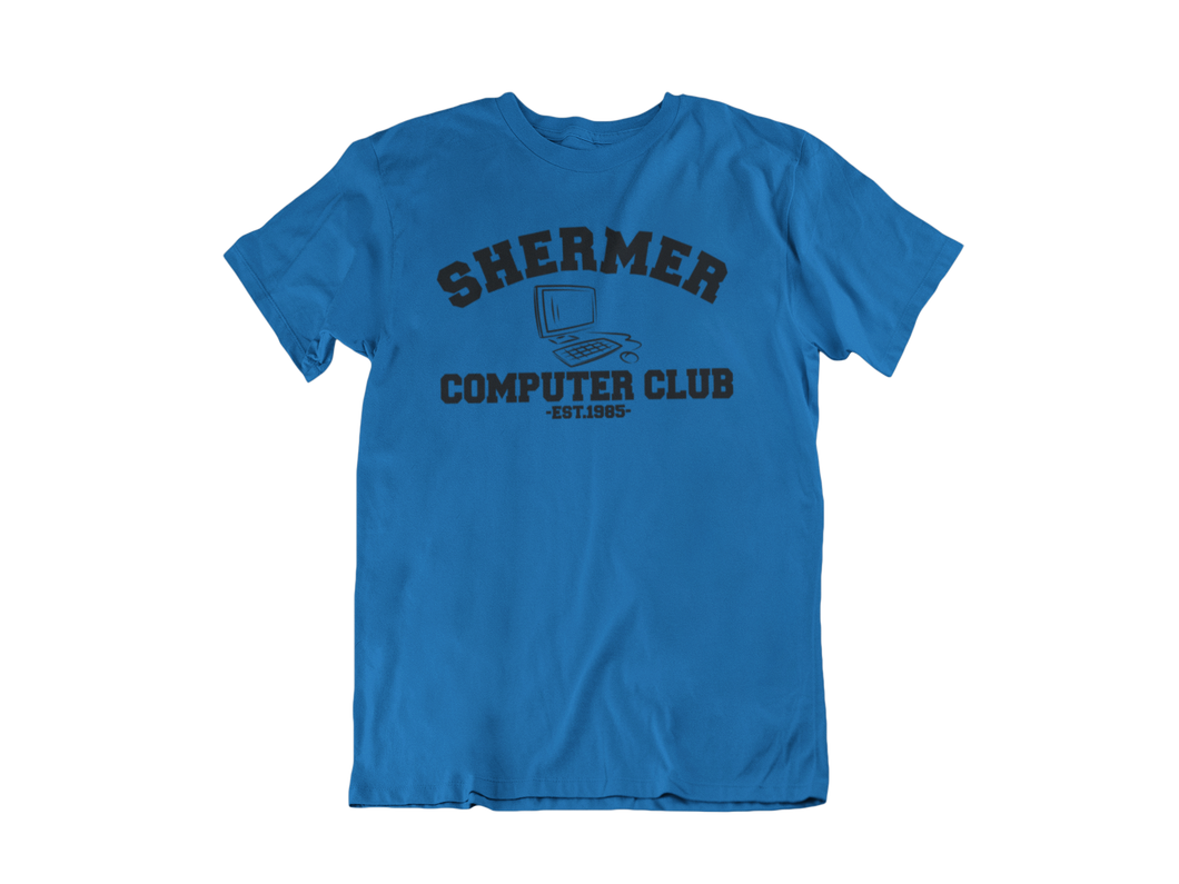 Weird Science - Shermer Computer Club  - Unisex short sleeve T-Shirt