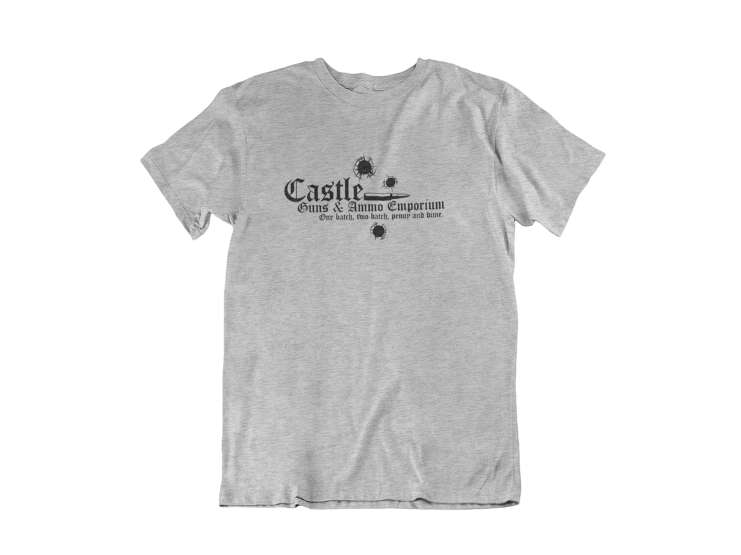 Castle Guns and Ammo Emporium - Punisher - Unisex short sleeve T-Shirt