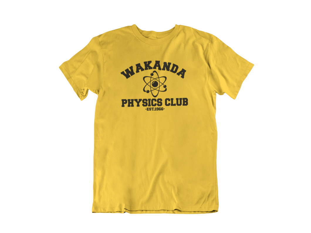 Black Panther - Wakanda Physics Club - Unisex short sleeve T-Shirt