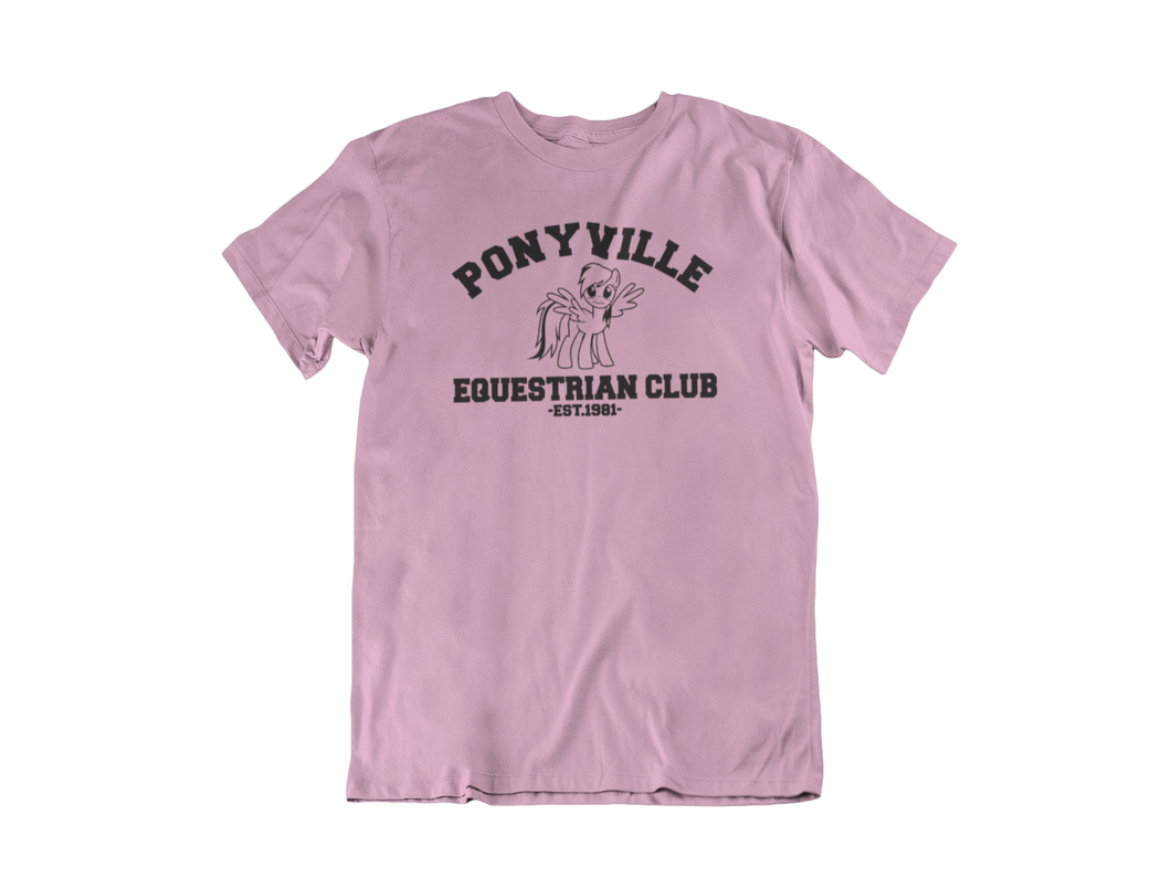 My Little Pony - Ponyville Equestrian Club  - Unisex short sleeve T-Shirt