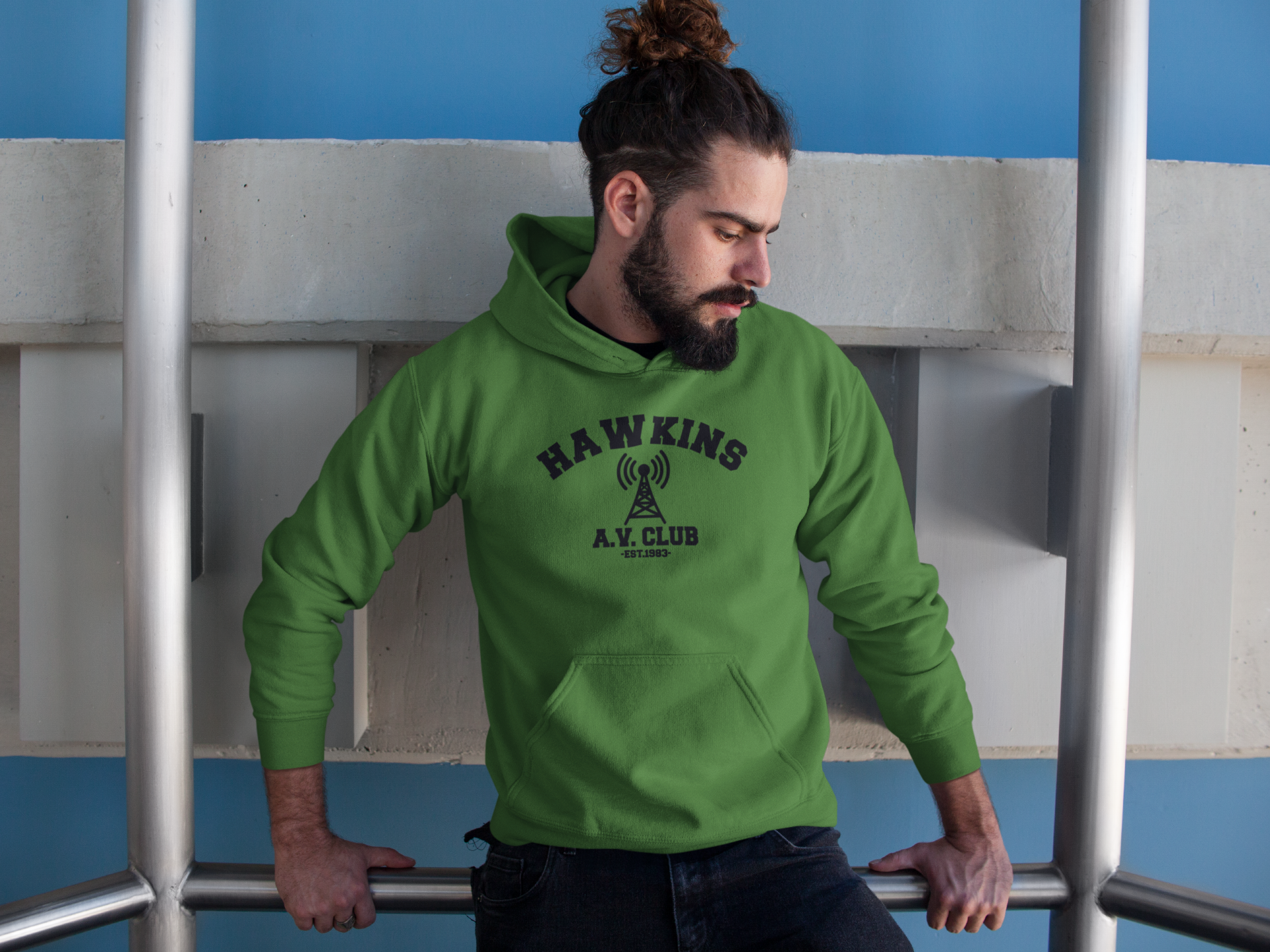 Hawkins hoodie stranger sales things