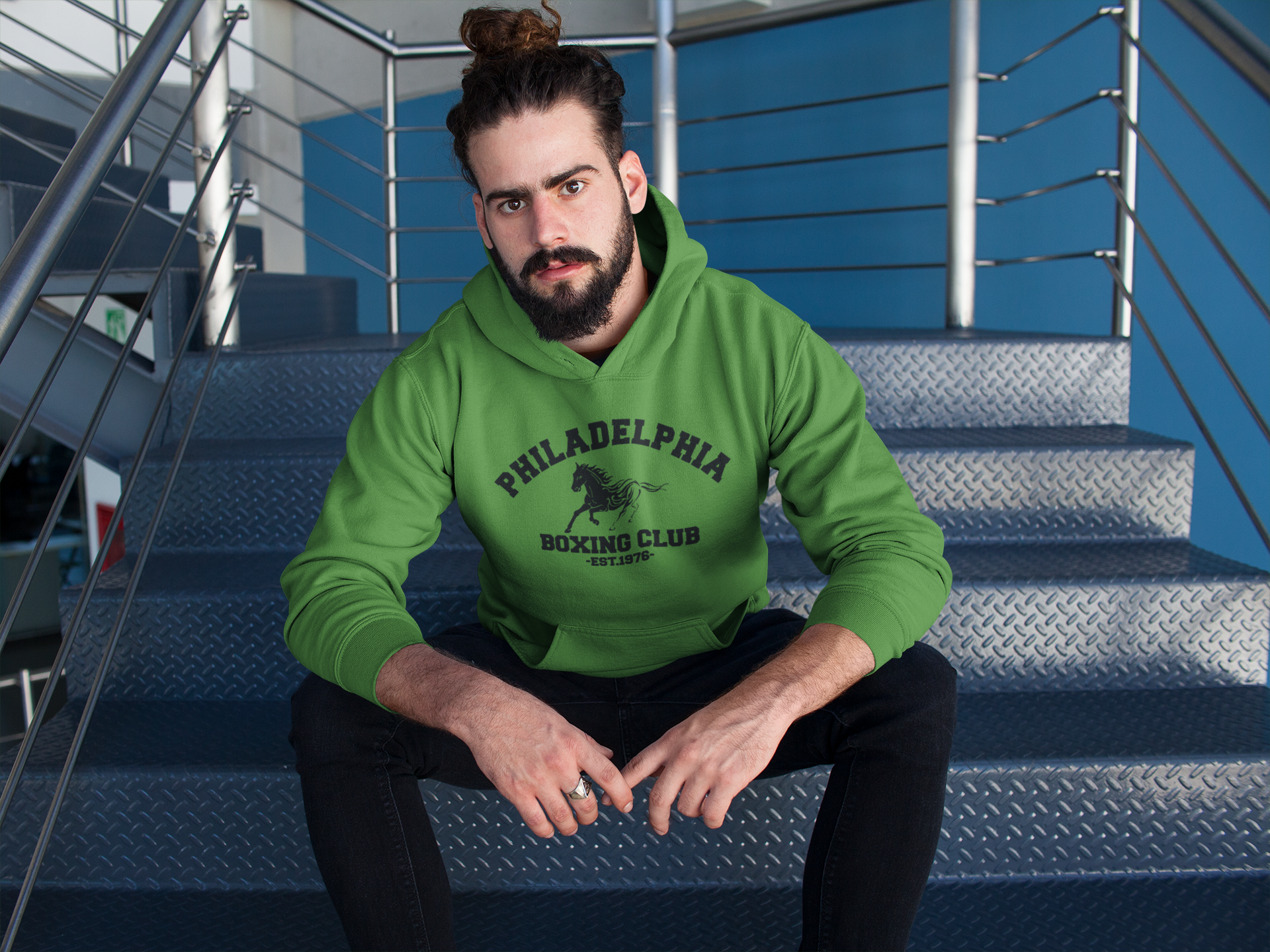 Maglietta Per Allenamento Rocky Licenza Ufficiale Balboa Boxing Club Baseball 3/4 Felpa Rocky Uomo Nera Maglietta Per Allenamento Rocky Licenza Ufficiale Balboa Boxing Club Baseball 3/4 Felpa Rocky Uomo Nera