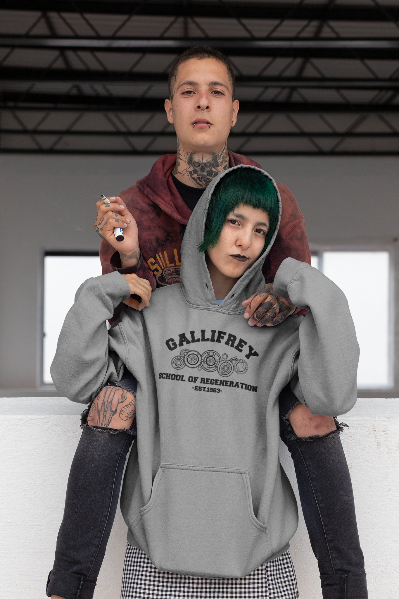 Felpa Con Cappuccio Doctor Who Gallifrey Academy University Time - Foto 11