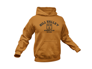 Back To The Future Hoodie - Hill Valley Science Club - Adult Unisex Hoodie