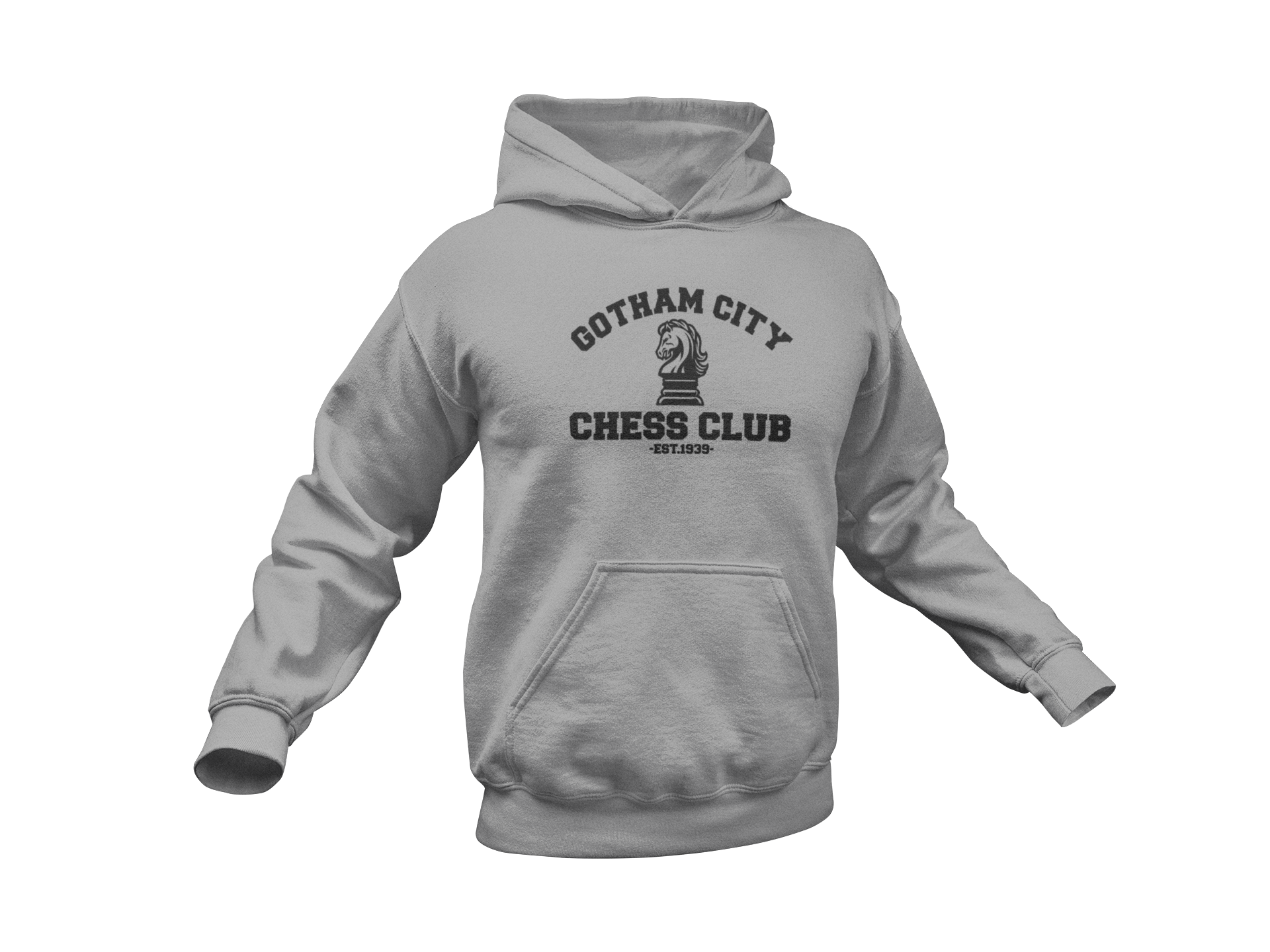 Batman Hoodie Gotham City Chess Club Unisex Adult Hoodie