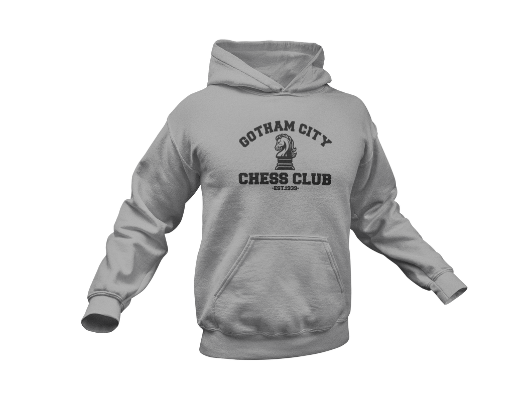 Batman Hoodie - Gotham City Chess Club - Unisex Adult Hoodie