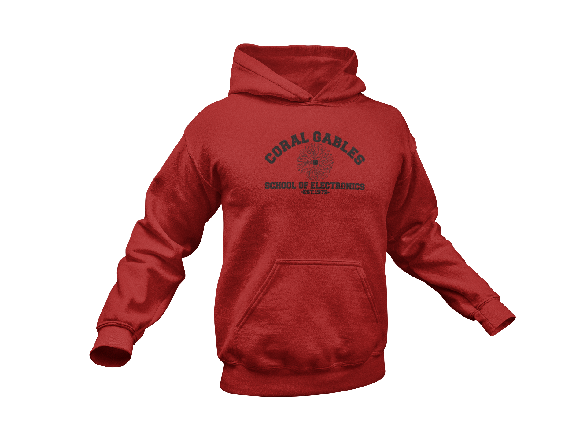 Men's No Boundaries Red Tapered Fleece Hoodie XL – The Kennedy Collective