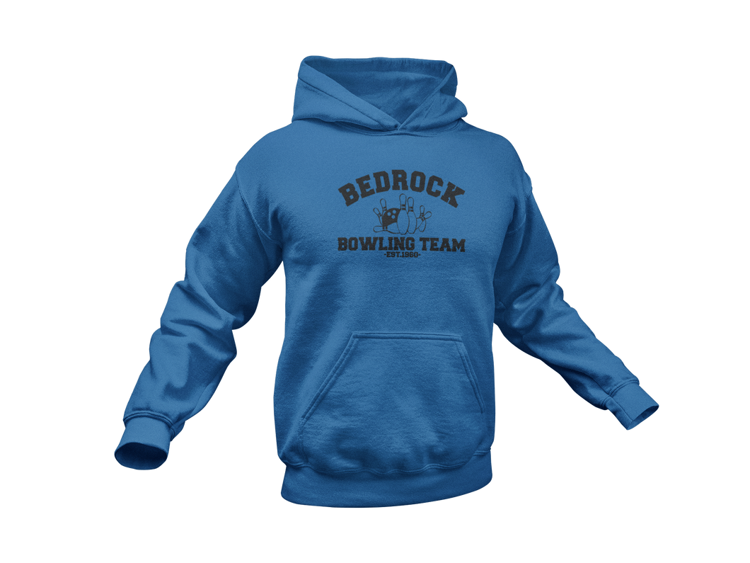 The Flintstones Hoodie - Bedrock Bowling Team - Unisex Adult Hoodie