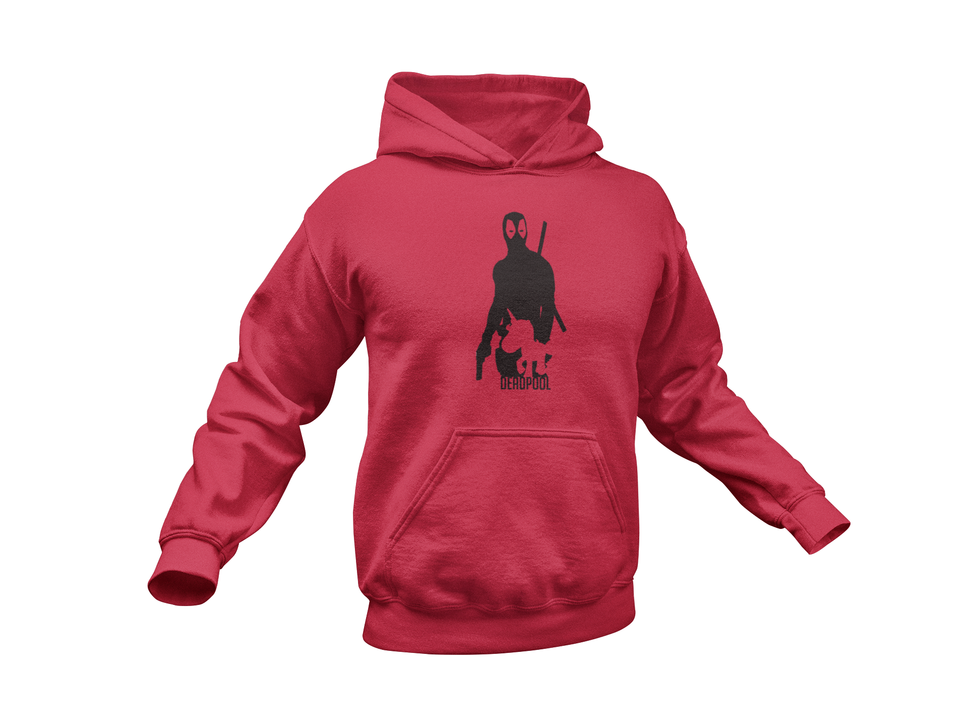 Red 2025 deadpool hoodie