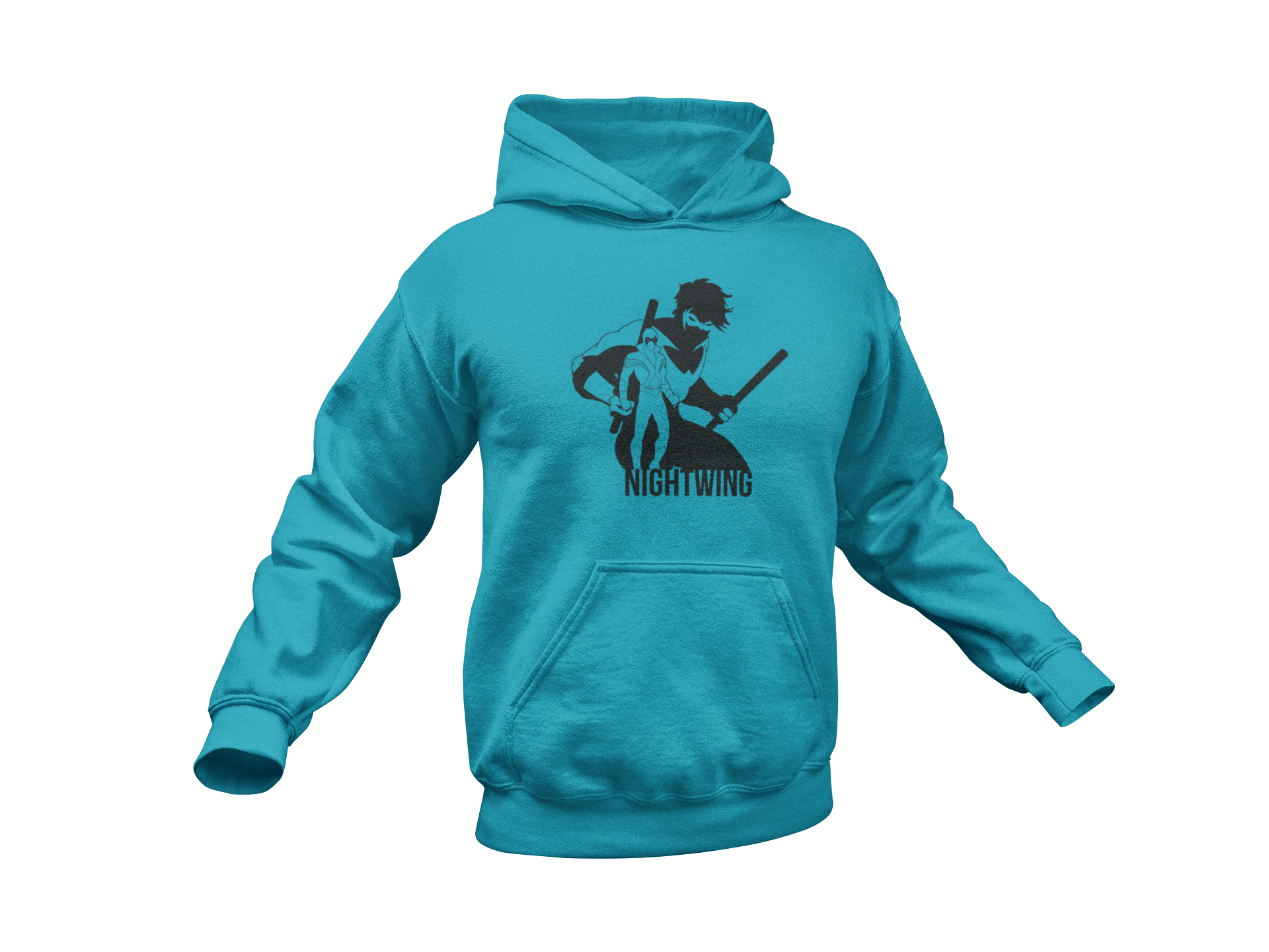 Sweat à Capuche Nightwing - Unisexe, Imprimé 3D, 100% Polyester, Pour Cosplay Ou Quotidien
