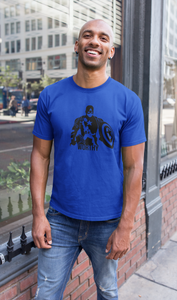 Captain America With Thor's Hammer - Unisex short sleeve T-Shirt