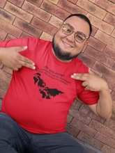 Load image into Gallery viewer, The World in the Shape of A Chicken - Unisex short sleeve T-Shirt