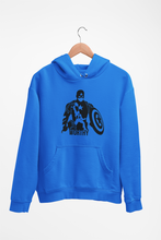 Load image into Gallery viewer, Captain America with Mjolnir - Captain America Worthy - Adult Unisex Hoodie