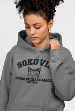 Load image into Gallery viewer, Scarlet Witch Hoodie - Sokovia School of Chaos Magic- Adult Unisex Hoodie