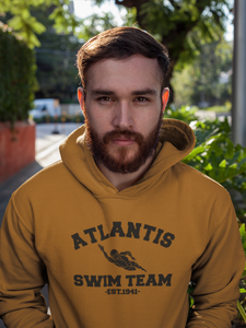 Aquaman Hoodie - Atlantis Swim Team - Adult Unisex Hoodie
