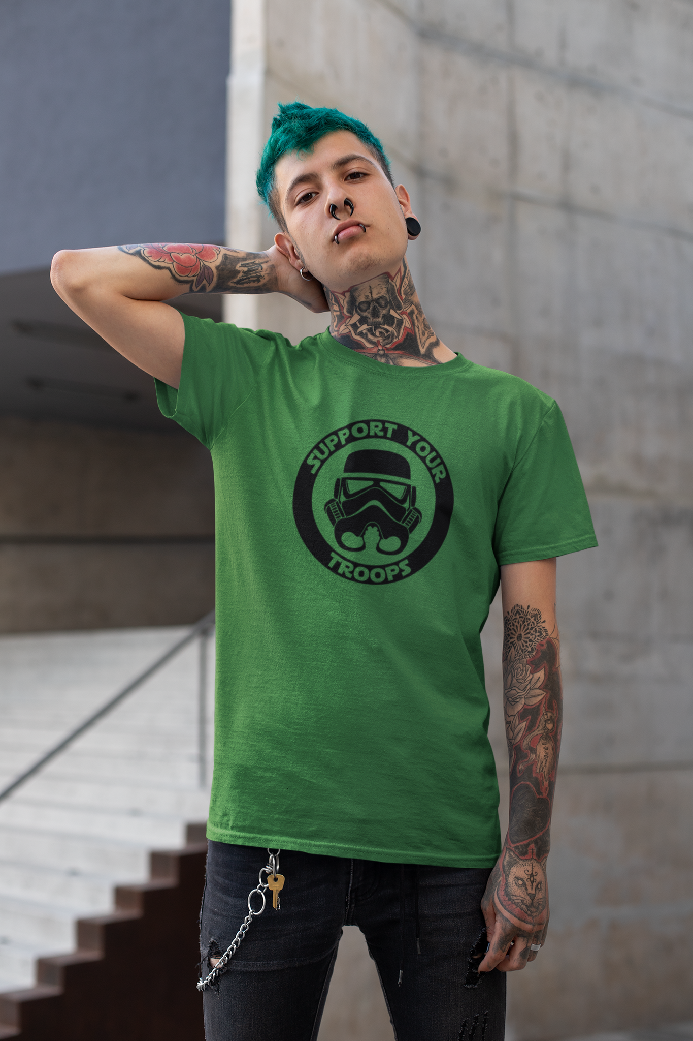 Support your troops - Unisex short sleeve T-Shirt – Simplistic Geek / TSSP