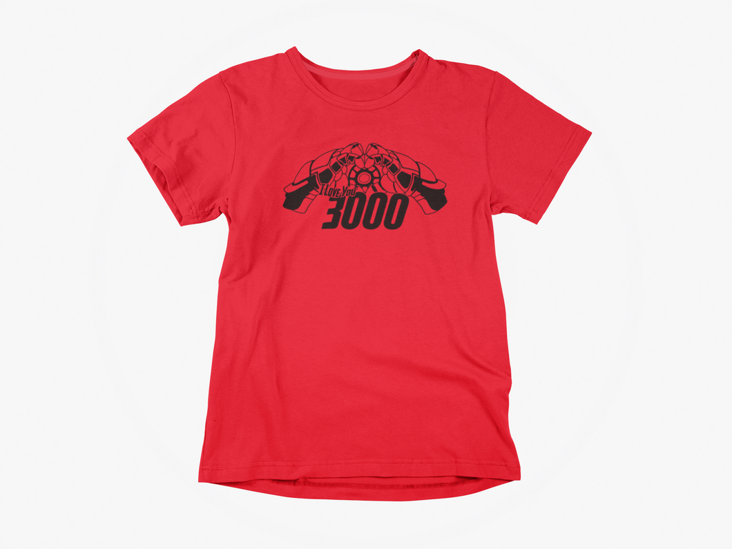 Iron Man - I love you 3000 - Unisex short sleeve T-Shirt
